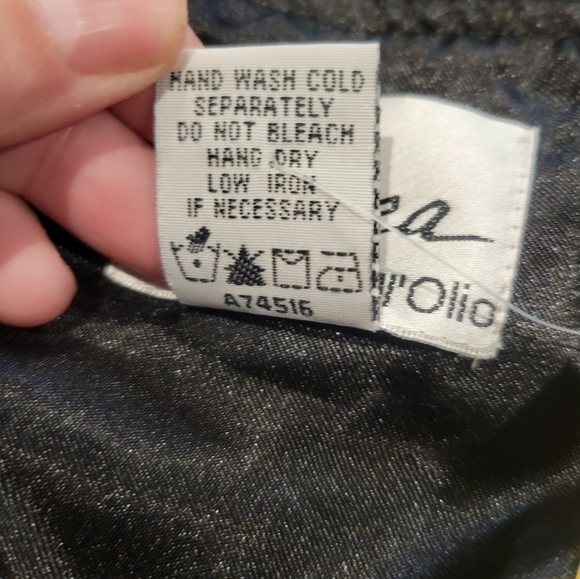 New linea size 2x office/career black pleated hem skirt - Picture 6 of 6